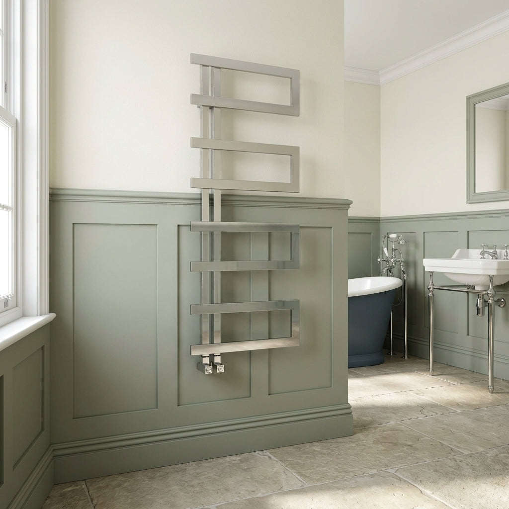 Carisa Arlen Stainless Steel Towel Radiator | CUSTOM MADE