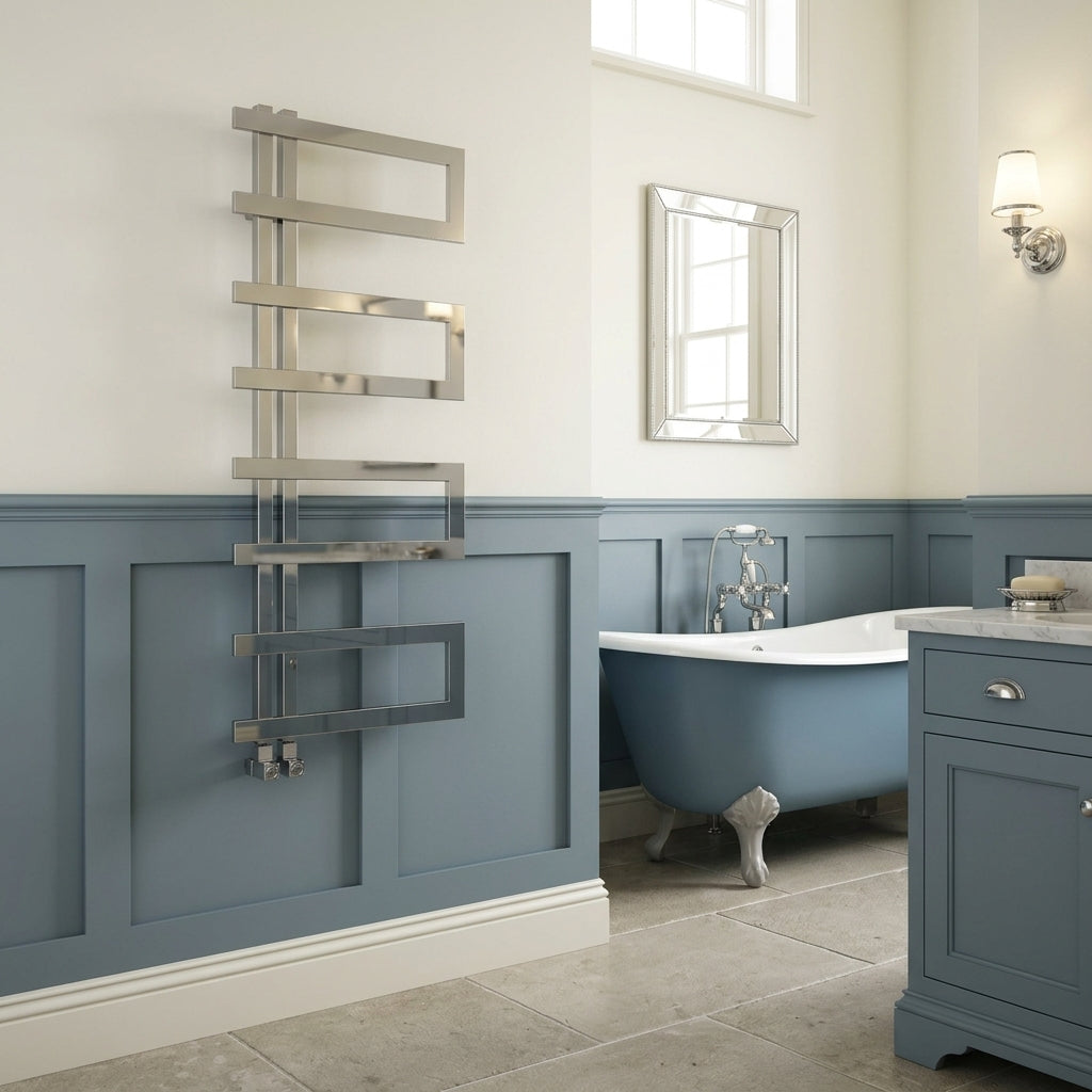 Carisa Arlen Stainless Steel Towel Radiator | CUSTOM MADE