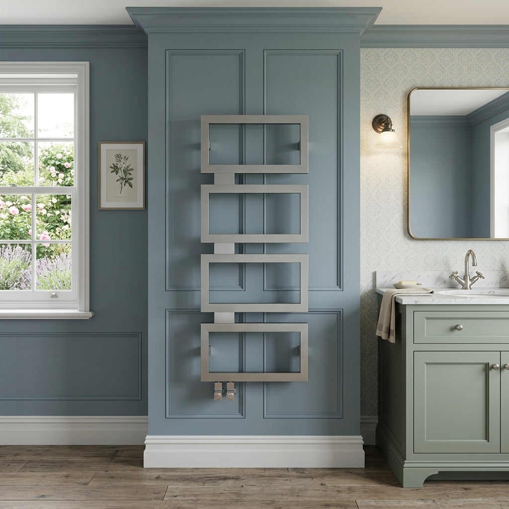 Carisa Beck Stainless Steel Towel Radiator | CUSTOM MADE