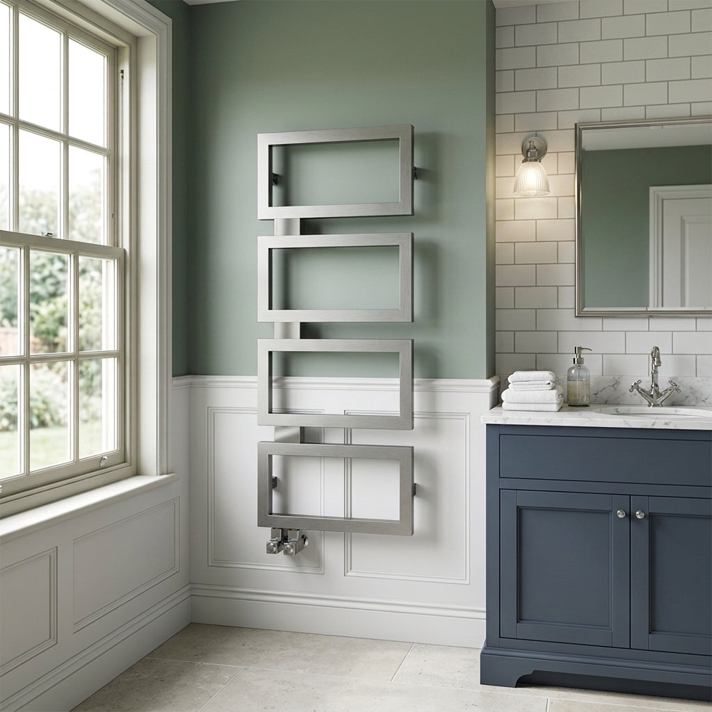 Carisa Beck Stainless Steel Towel Radiator | CUSTOM MADE