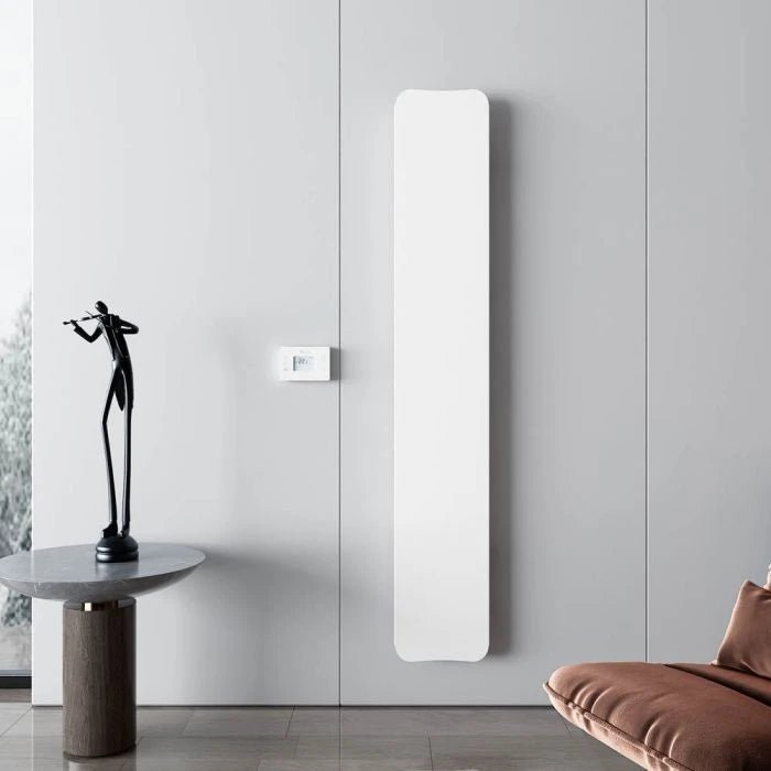 Carisa Boreas Flat Vertical Electric Aluminium Radiator | CUSTOM MADE in 1800 x 300W