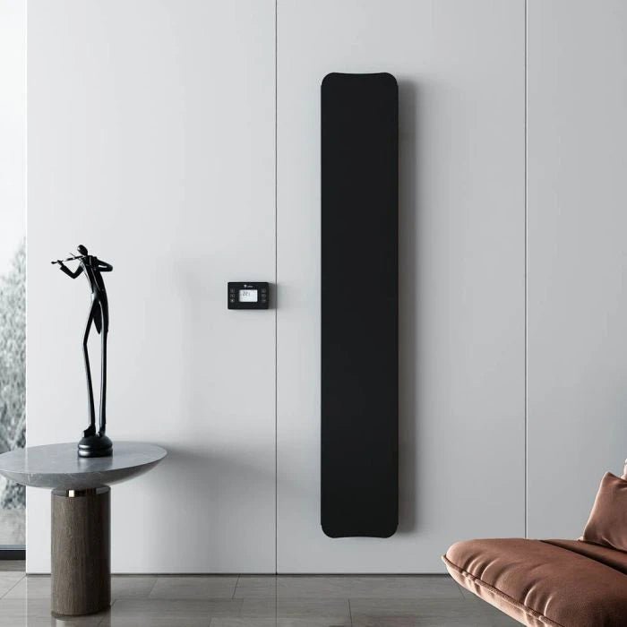 Carisa Boreas Flat Vertical Electric Aluminium Radiator | CUSTOM MADE in 1800 x 300W
