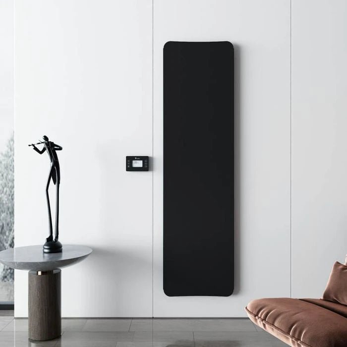 Carisa Boreas Flat Vertical Electric Aluminium Radiator | CUSTOM MADE in 1800H x 500W