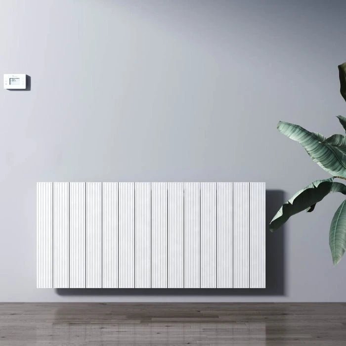 Carisa Boreas M Horizontal Electric Aluminium Radiator | CUSTOM MADE in 600H x 555W