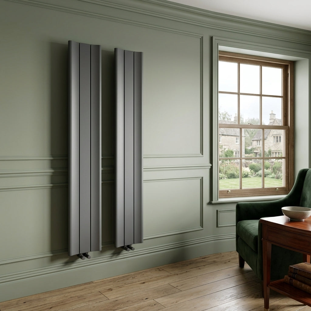 Carisa Burano Vertical Aluminium Radiator | CUSTOM MADE