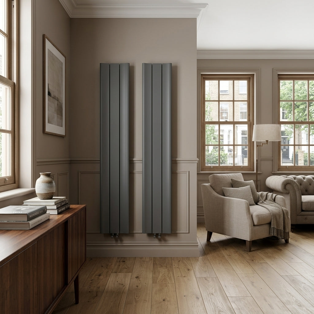 Carisa Burano Vertical Aluminium Radiator | CUSTOM MADE