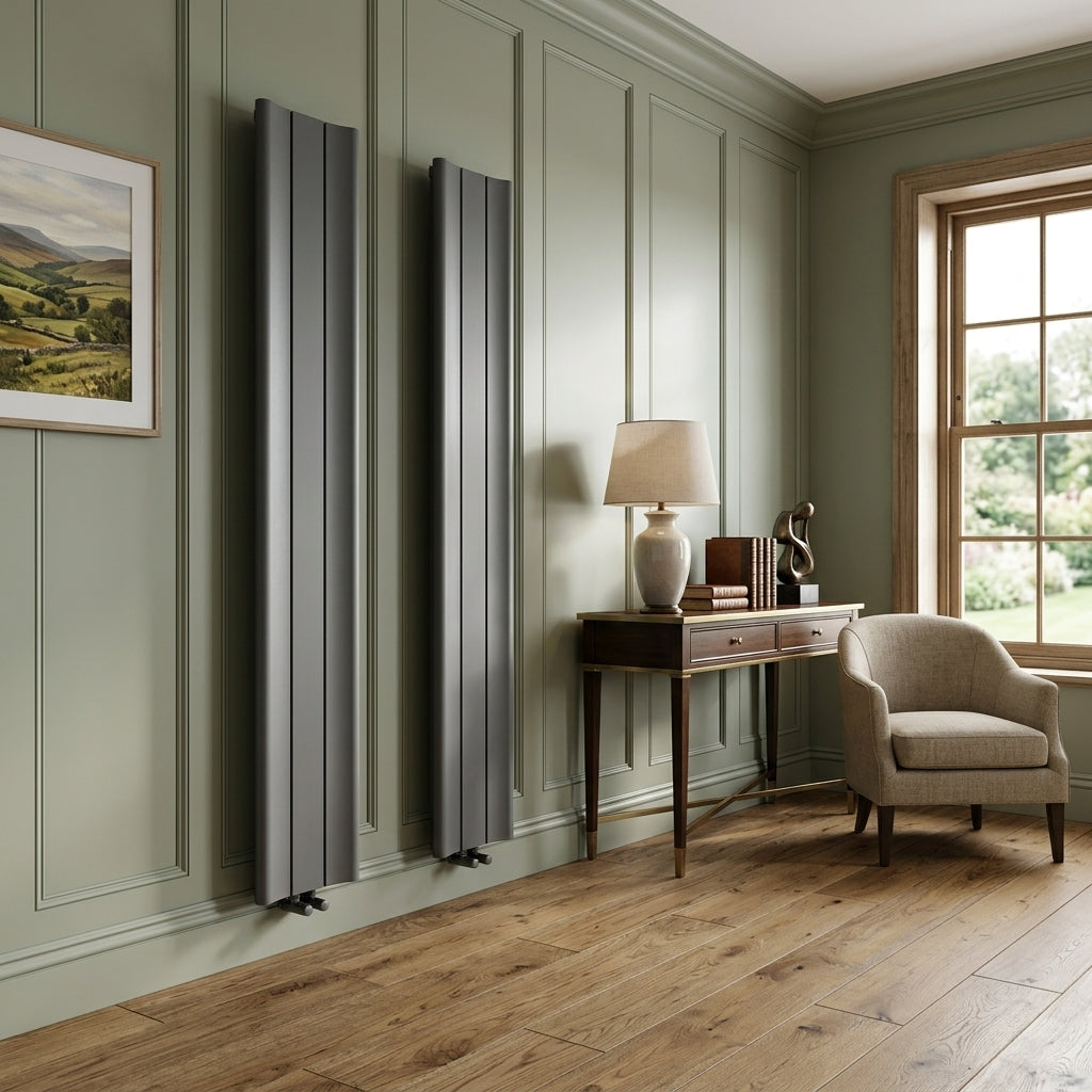 Carisa Burano Vertical Aluminium Radiator | CUSTOM MADE