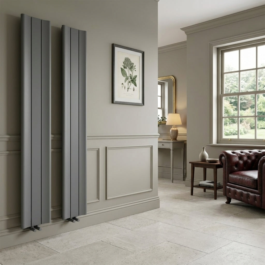 Carisa Burano Vertical Aluminium Radiator | CUSTOM MADE