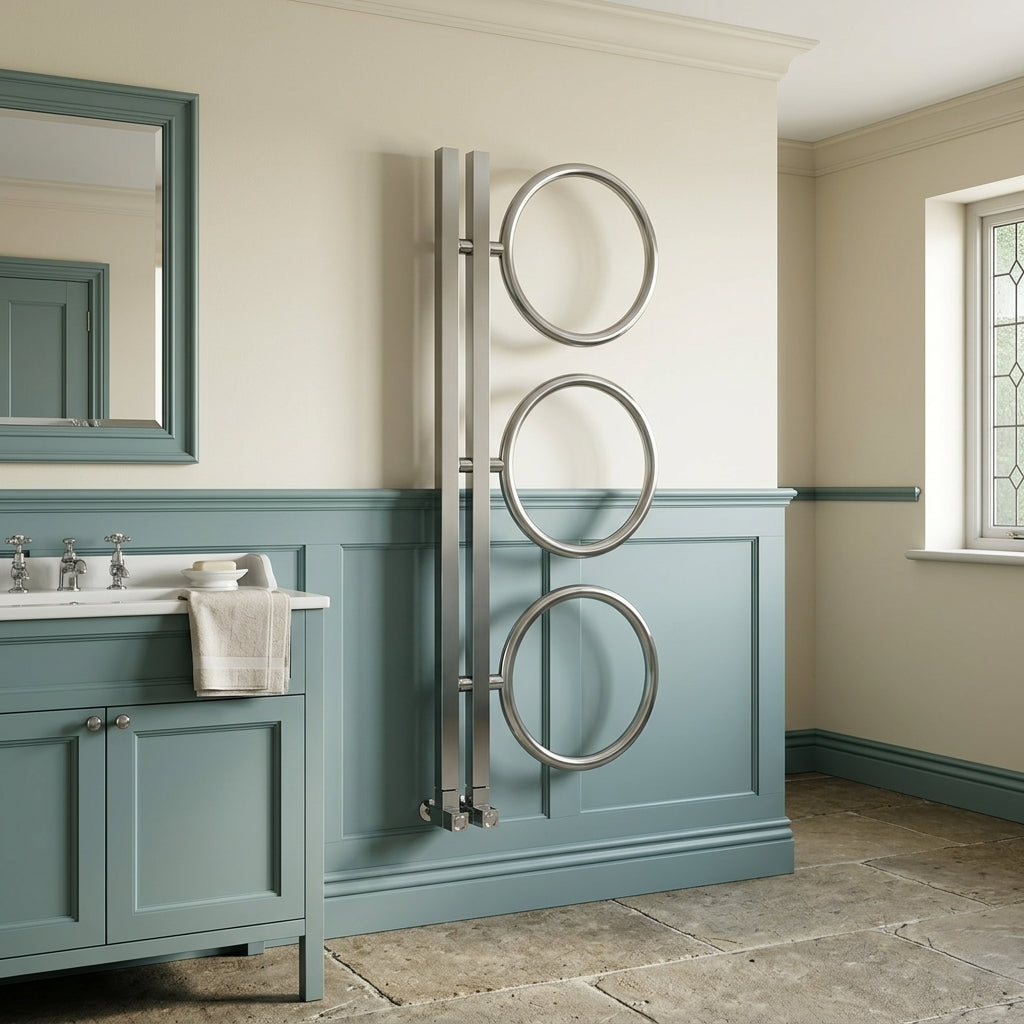 Carisa Castor Stainless Steel Towel Radiator | CUSTOM MADE