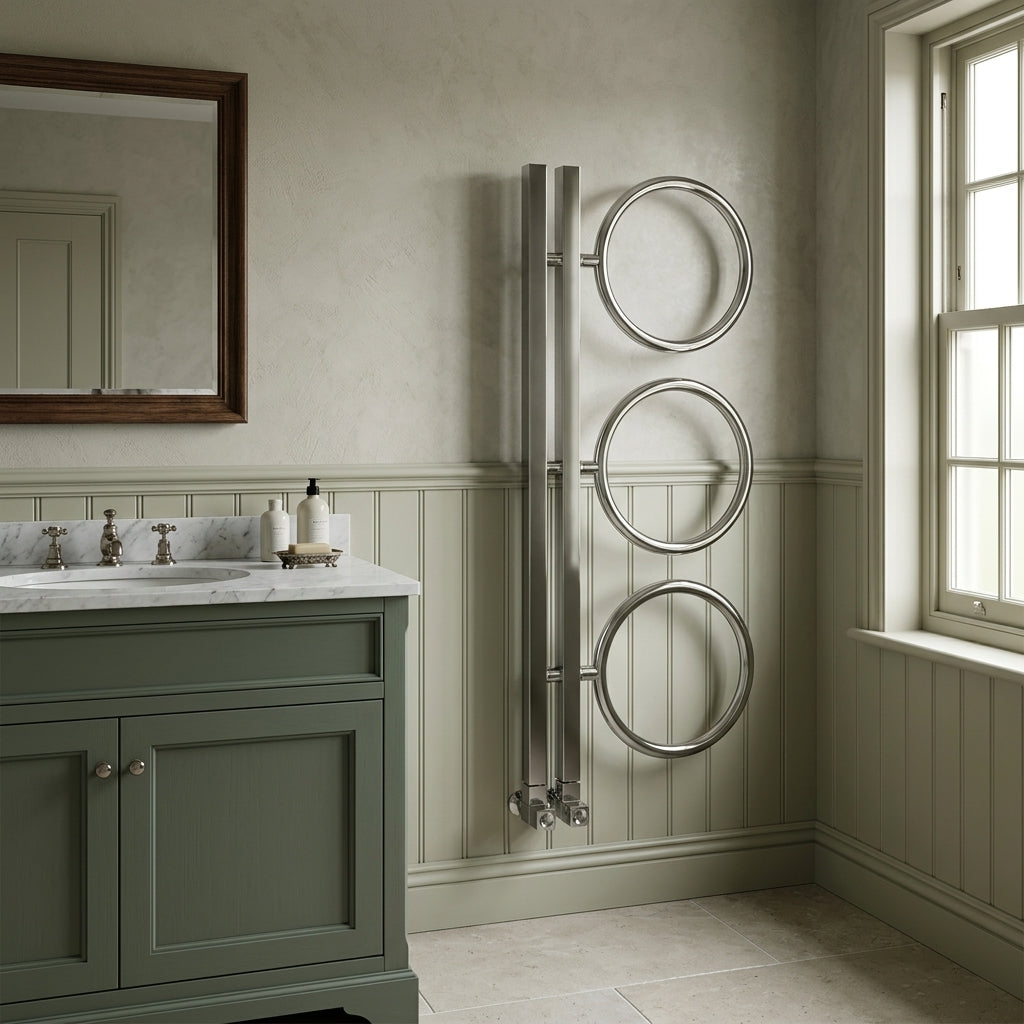 Carisa Castor Stainless Steel Towel Radiator | CUSTOM MADE