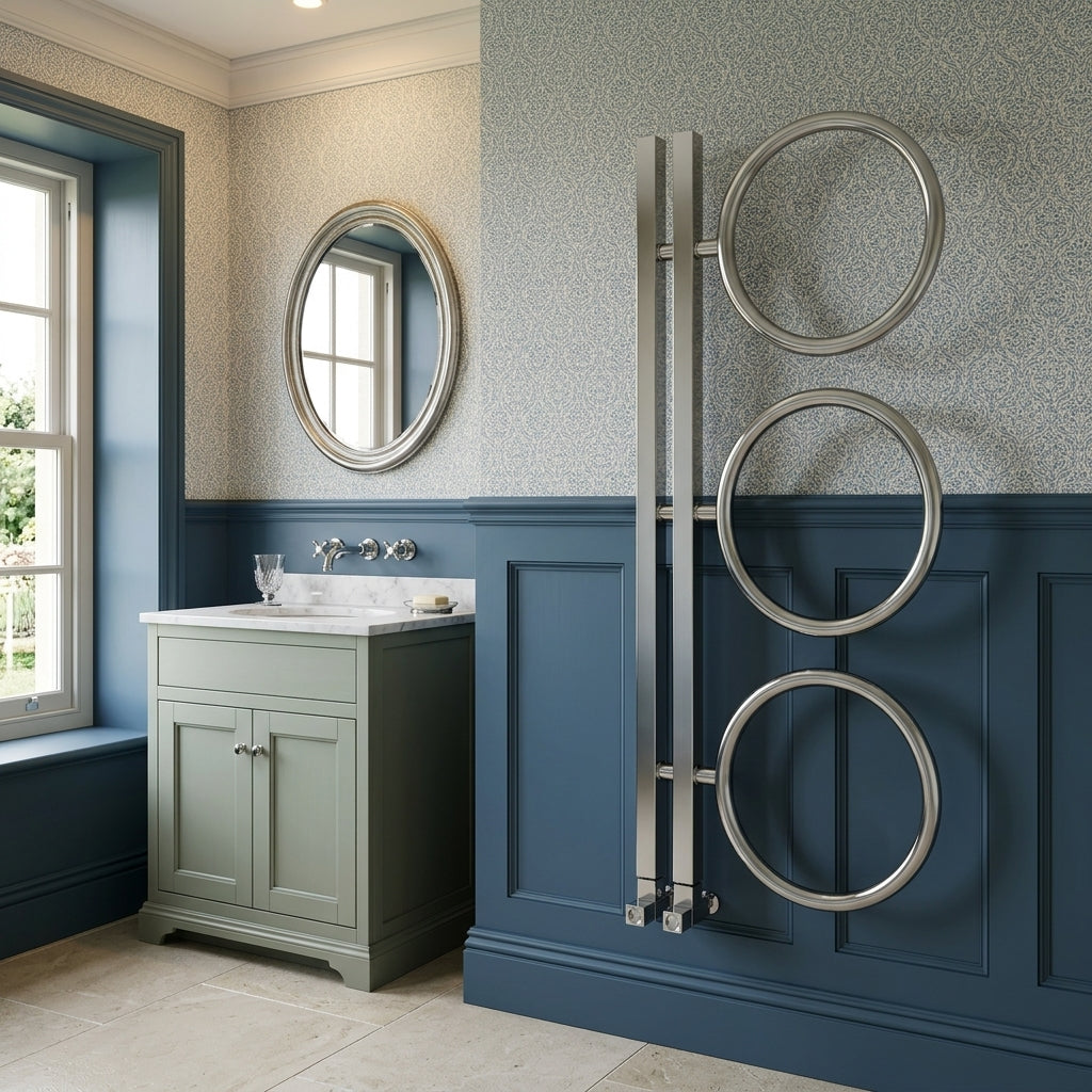 Carisa Castor Stainless Steel Towel Radiator | CUSTOM MADE