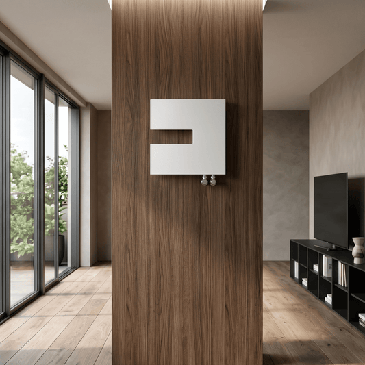 Carisa Coventry Left Square Steel Designer Radiator in 470H x 470W