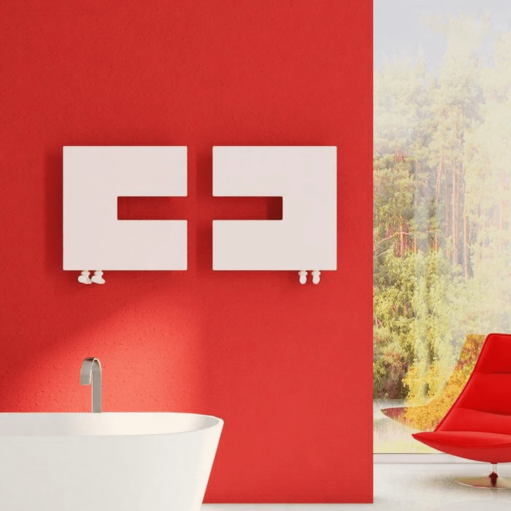 Carisa Coventry Right Square Steel Designer Radiator in 470H x 470W