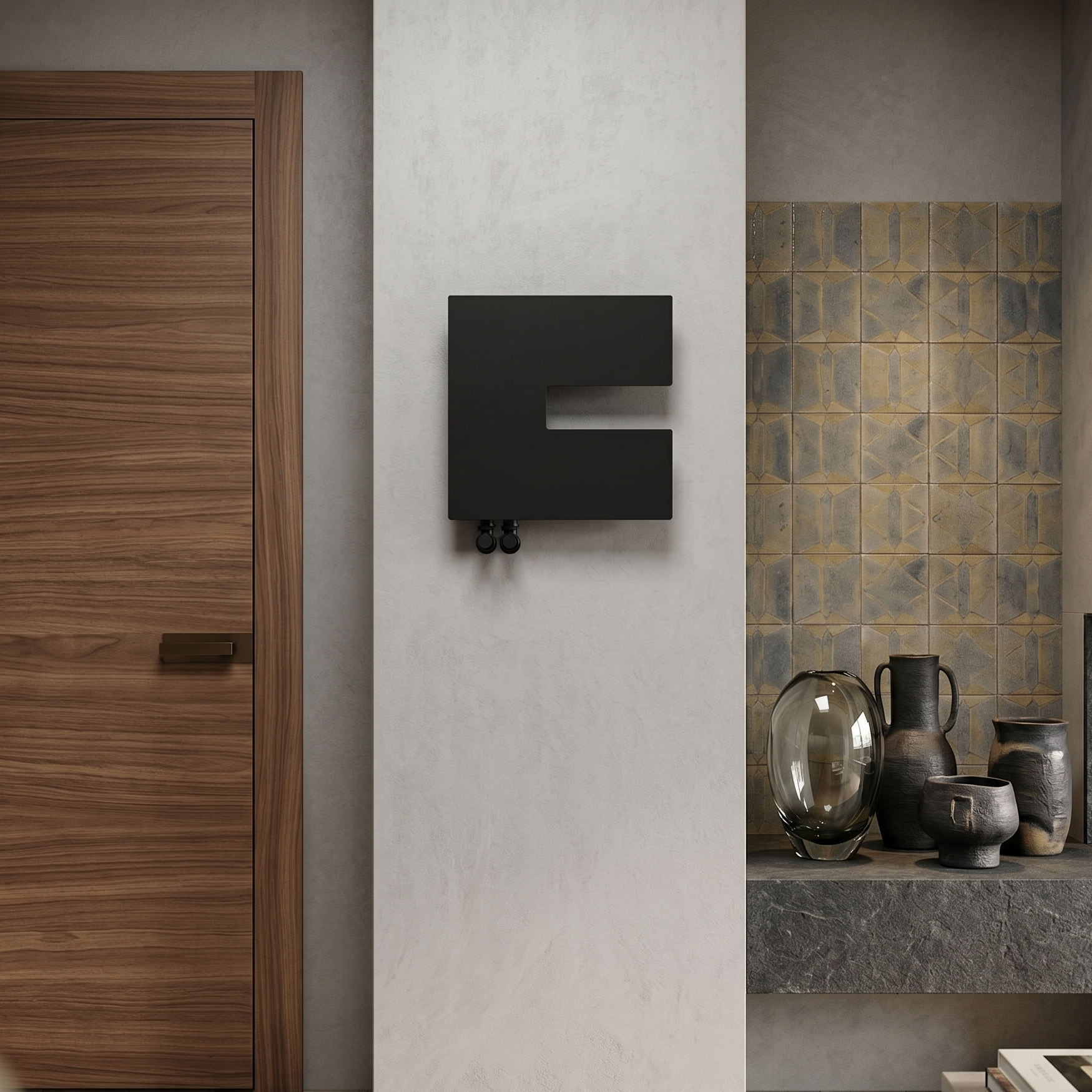 Carisa Coventry Right Square Steel Designer Radiator
