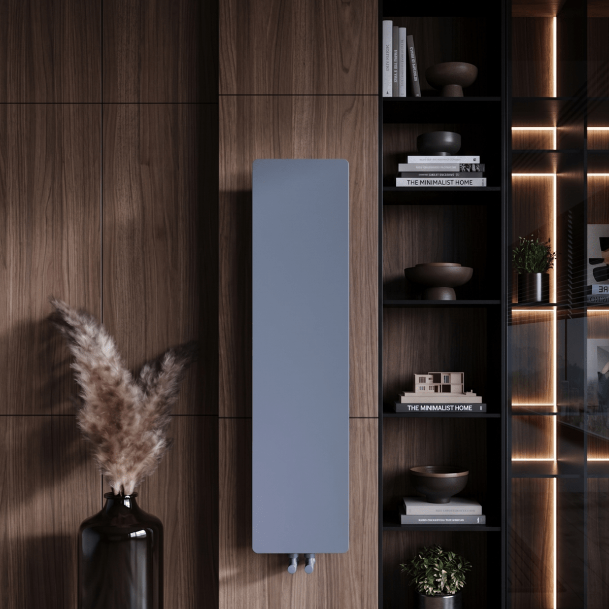 Carisa Croydon Steel Flat Panel Vertical Designer Radiator in 1190H x 290W