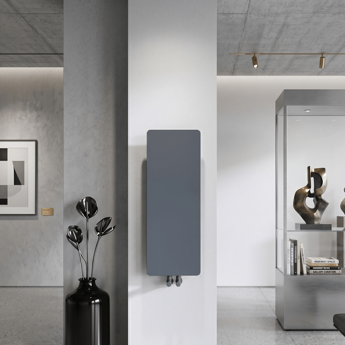 Carisa Croydon Steel Flat Panel Vertical Designer Radiator in 790H x 290W