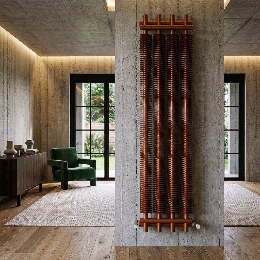 Carisa Dora Vertical Industrial Cylinder Designer Radiator