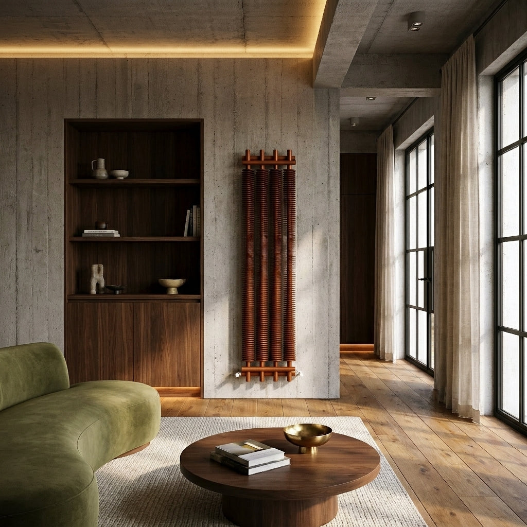 Carisa Dora Vertical Industrial Cylinder Designer Radiator