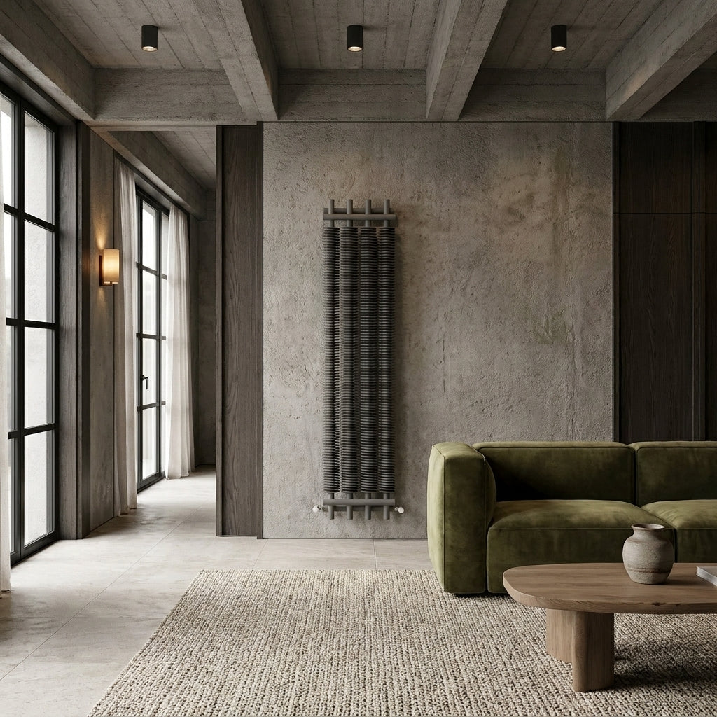 Carisa Dora Vertical Industrial Cylinder Designer Radiator