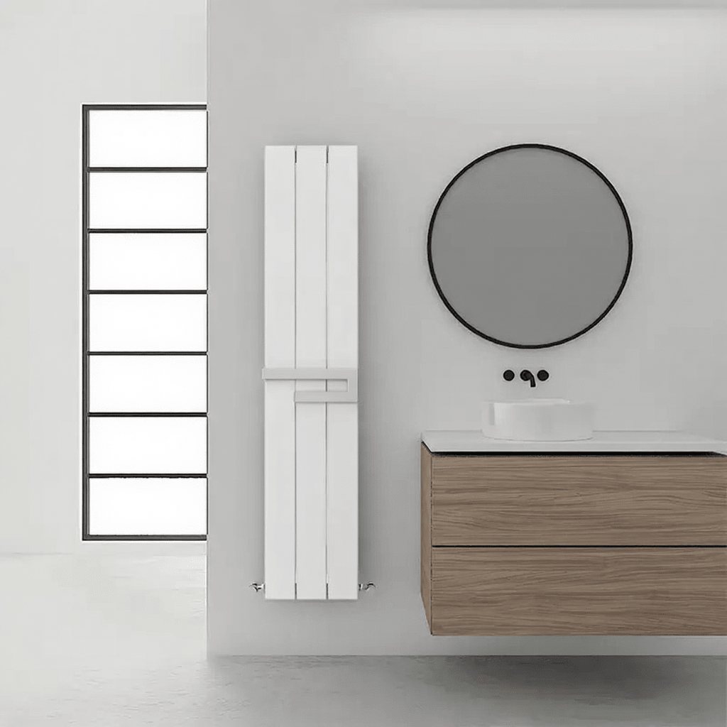 Carisa Elvino Designer Bathroom Radiator in 1800H x 370W