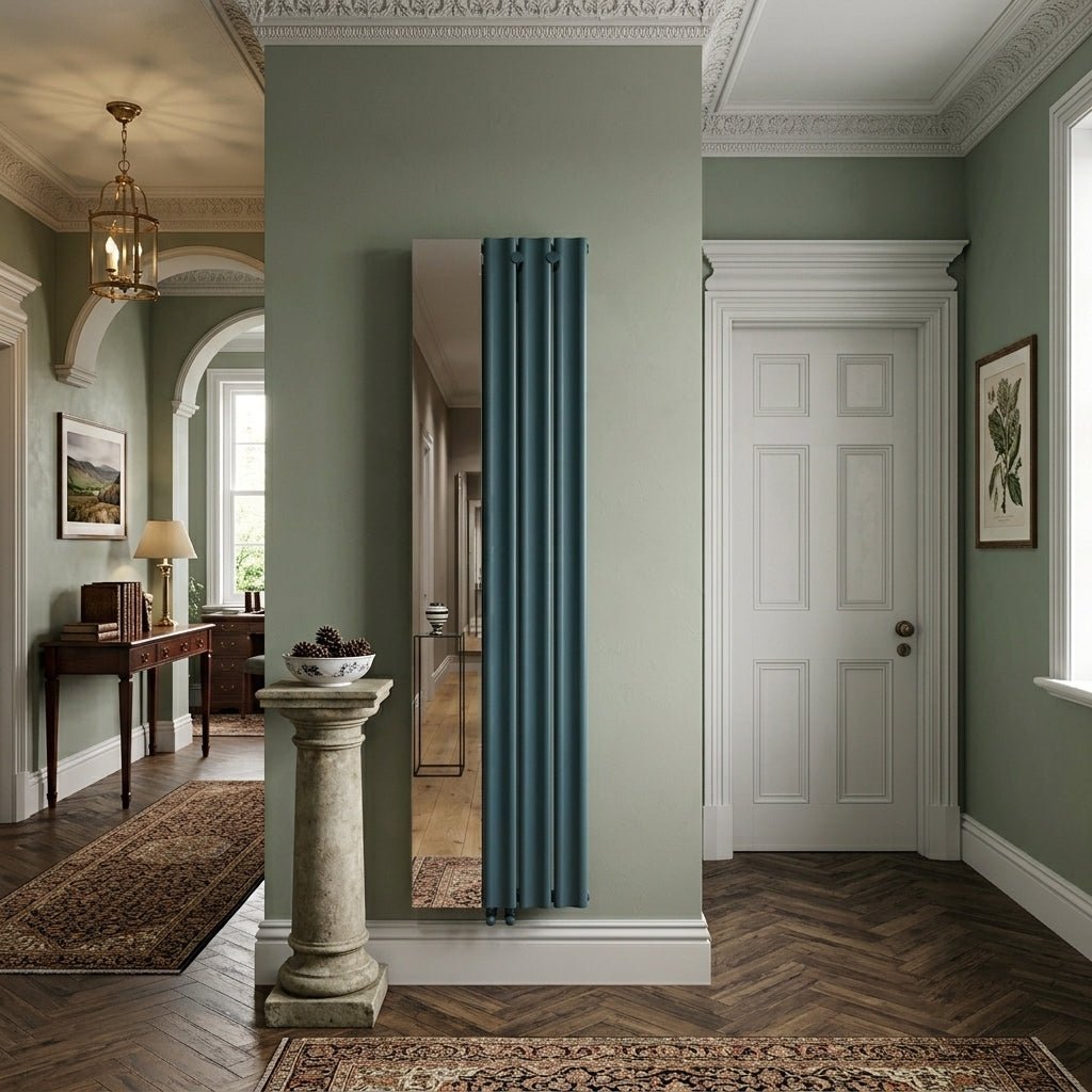 Carisa Entree Designer Aluminium Mirror Radiator in 1800H x 470W