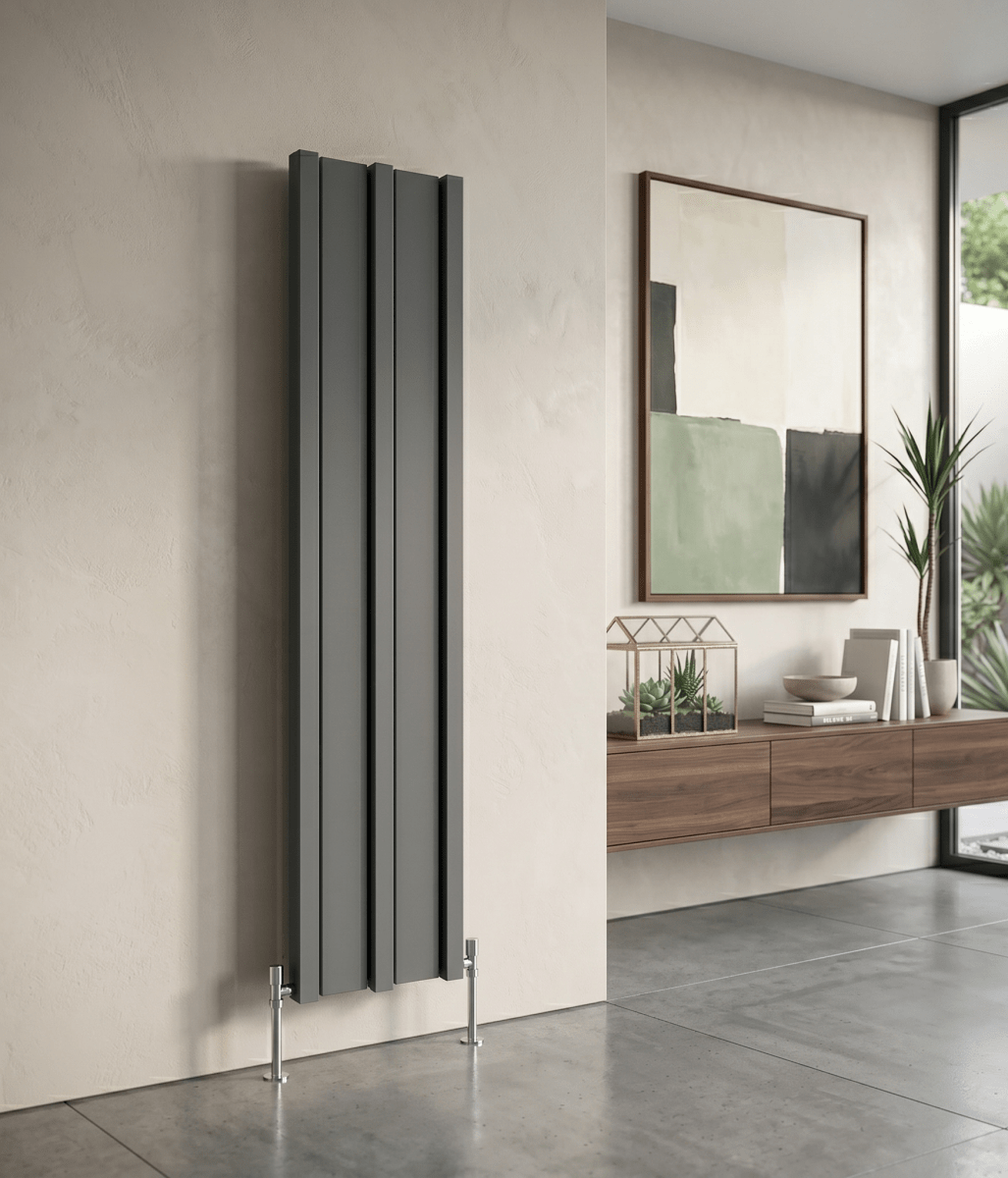 Carisa Envy Narrow Vertical Designer Radiator in 1800H x 400W