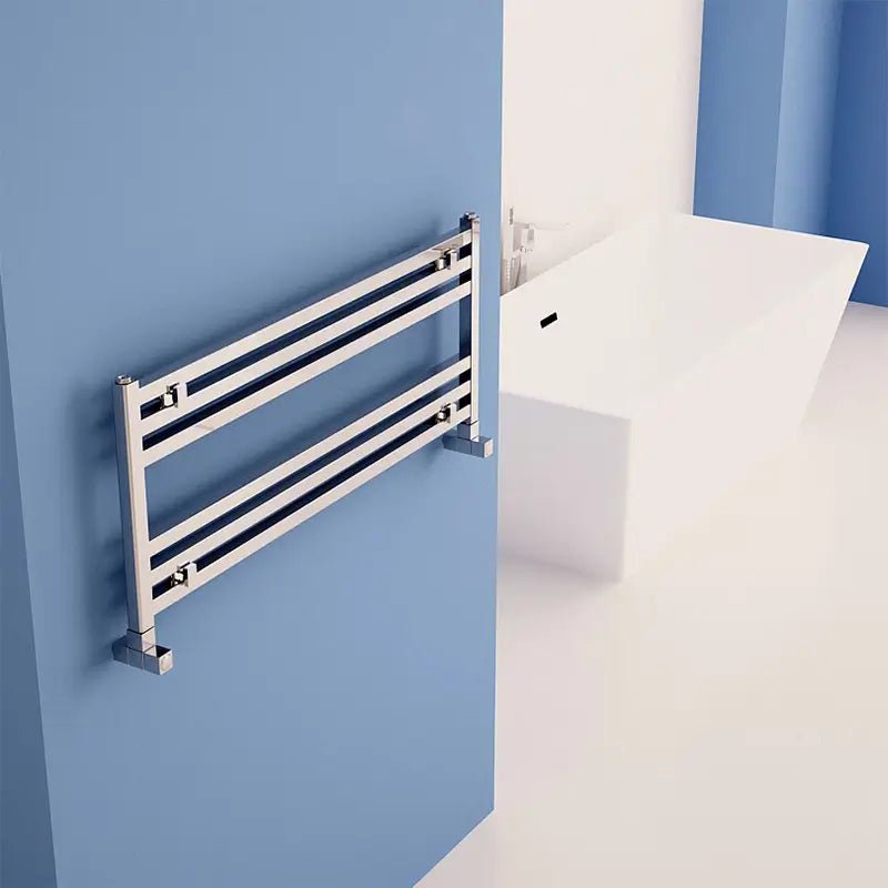 Carisa Fame Horizontal Aluminium Bathroom Towel Radiator in 400H x 1000W