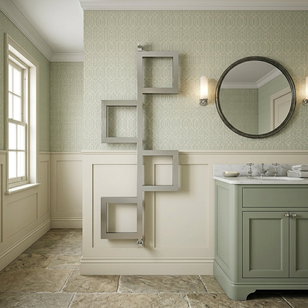 Carisa Flap Stainless Steel Towel Radiator | CUSTOM MADE