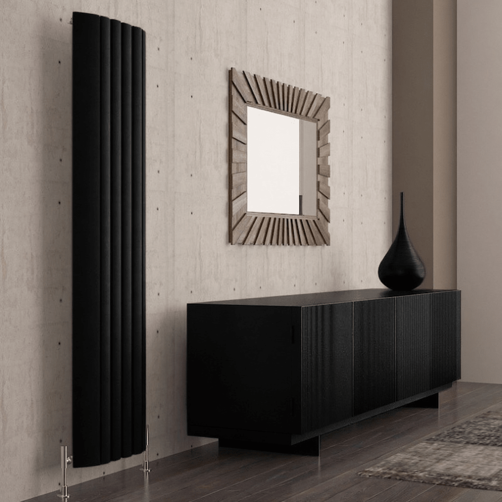 Carisa Gaia Vertical Minimalist Modern Aluminium Radiator in 1800H x 355W