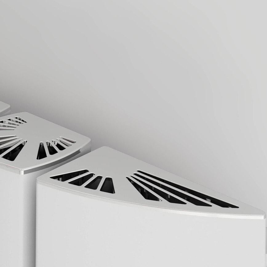 Carisa Gaia Vertical Minimalist Modern Aluminium Radiator in 1800H x 355W