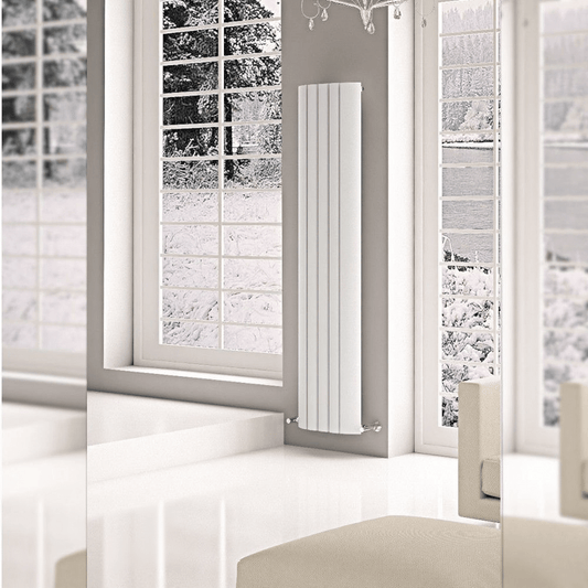 Carisa Gaia Vertical Minimalist Modern Aluminium Radiator in 1800H x 355W