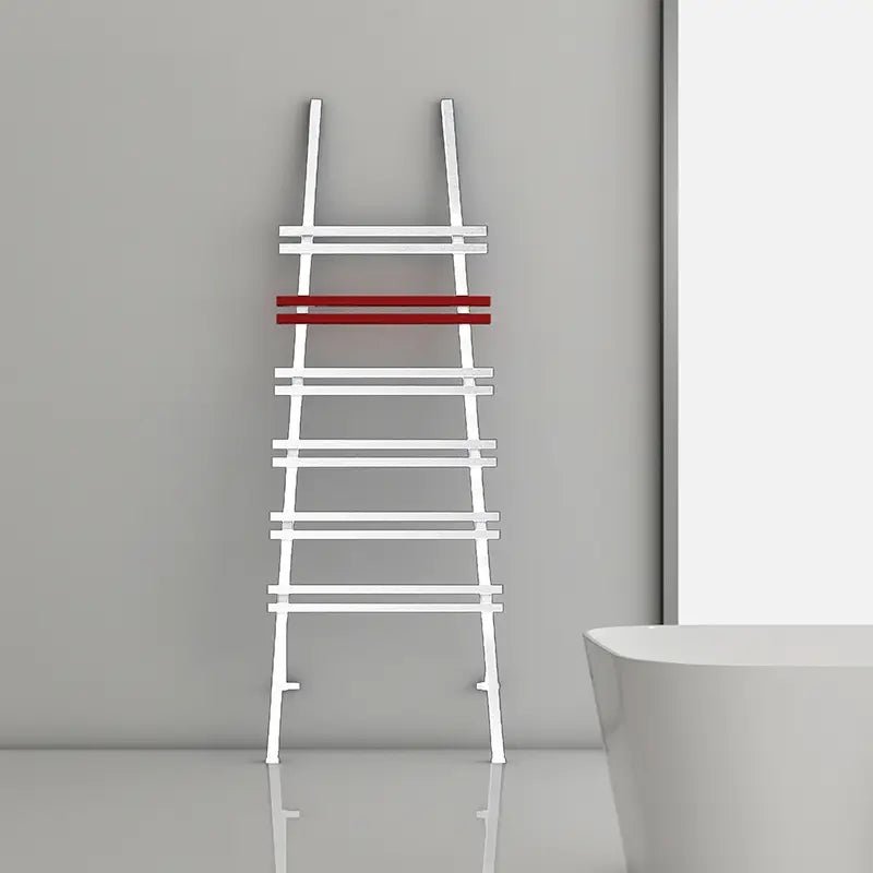 Carisa Jacobs Aluminium Designer Bathroom Ladder Towel Radiator in Flex Pipe