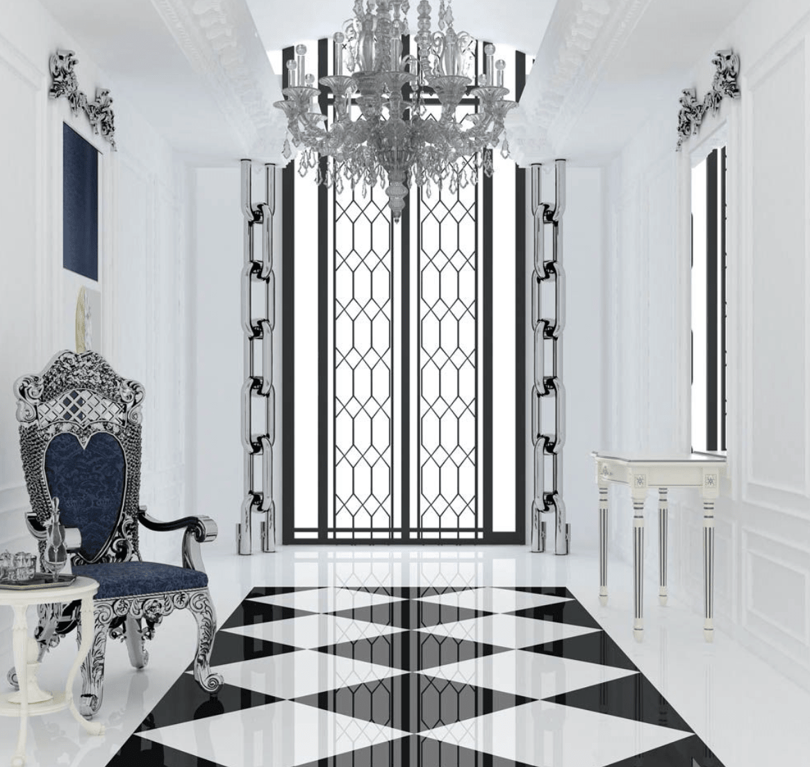 Carisa Link Floor Stainless Steel Bespoke Designer Radiator | CUSTOM MADE in Textured White RAL