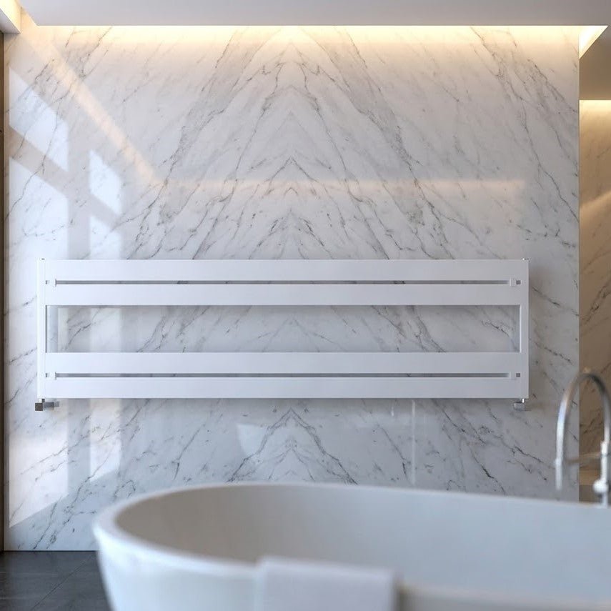Carisa Mack Bathroom Horizontal Designer Towel Radiator in 505H x 1500W