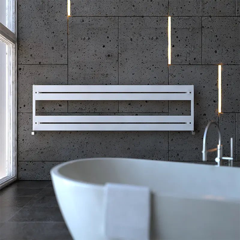 Carisa Mack Bathroom Horizontal Designer Towel Radiator in 505H x 1500W