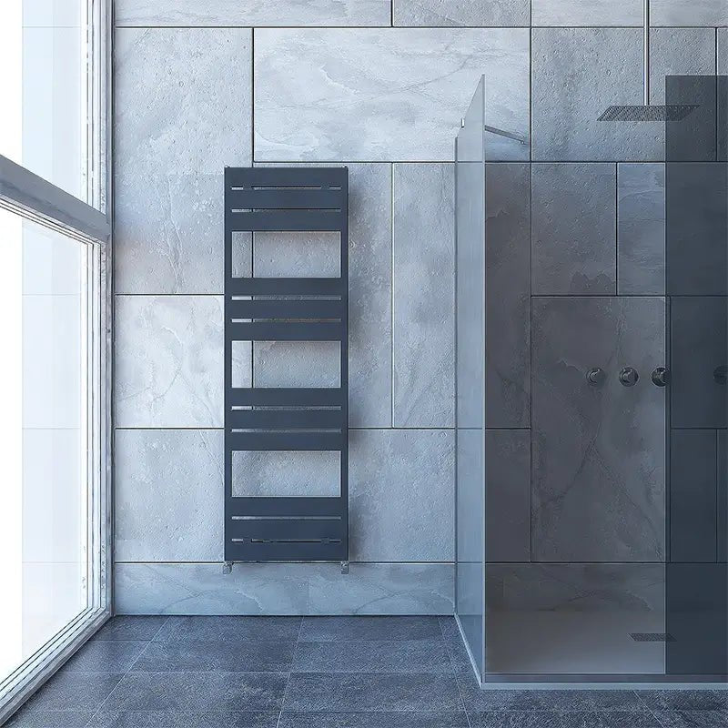 Carisa Mack Bathroom Vertical Designer Aluminium Towel Radiator in 1145H x 500W