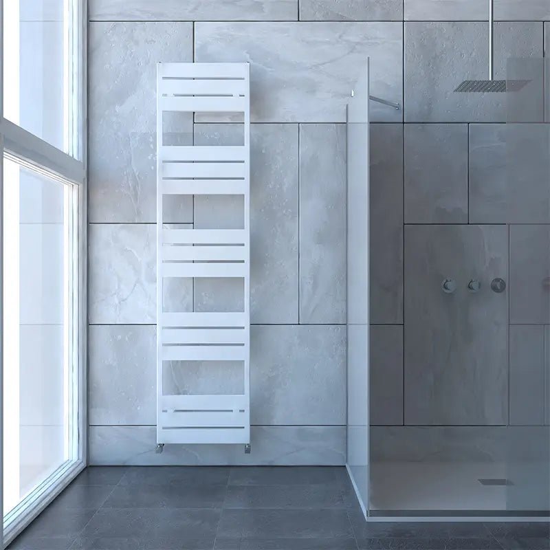 Carisa Mack Bathroom Vertical Designer Aluminium Towel Radiator in 2035H x 500W