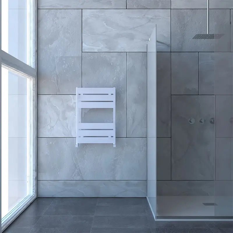 Carisa Mack Bathroom Vertical Designer Aluminium Towel Radiator in 700H x 500W