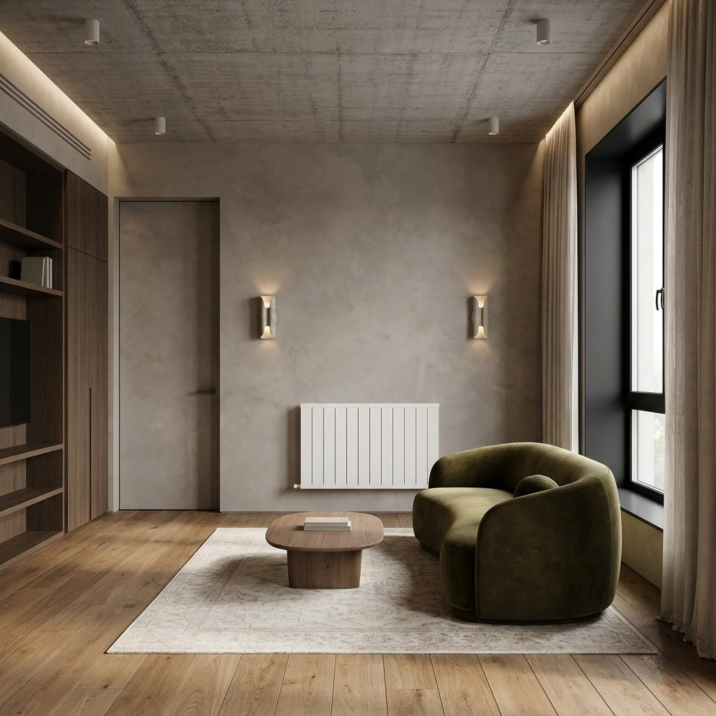 Carisa Mack Modest Horizontal Aluminium Designer Radiator