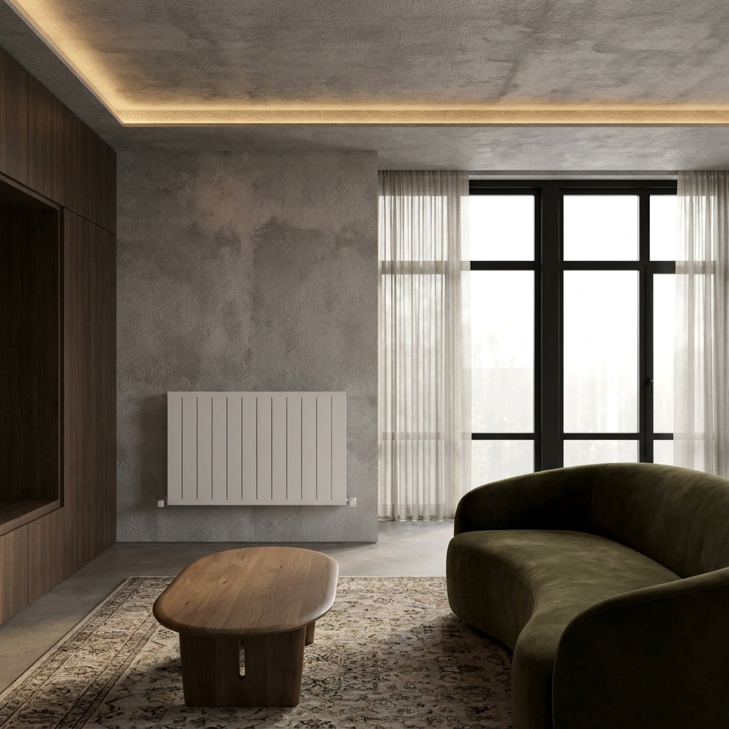 Carisa Mack Modest Horizontal Aluminium Designer Radiator