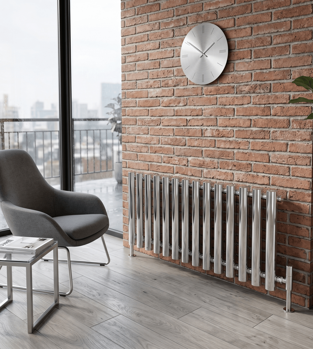 Carisa Mayra Horizontal Steel Designer Radiator in 550W x 1020H