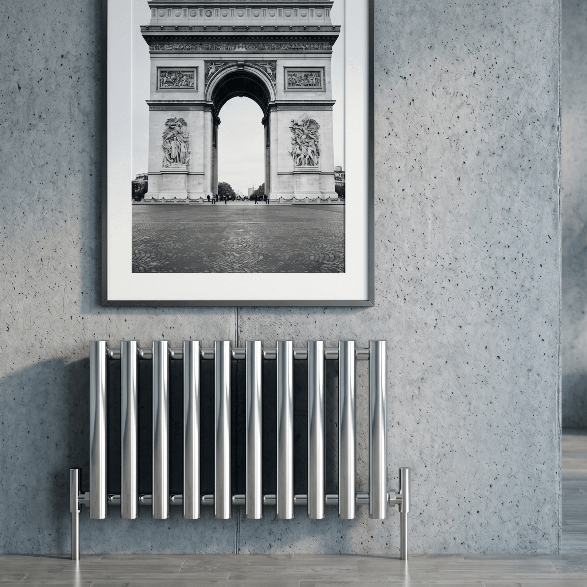 Carisa Mayra Horizontal Steel Designer Radiator in 550W x 720H