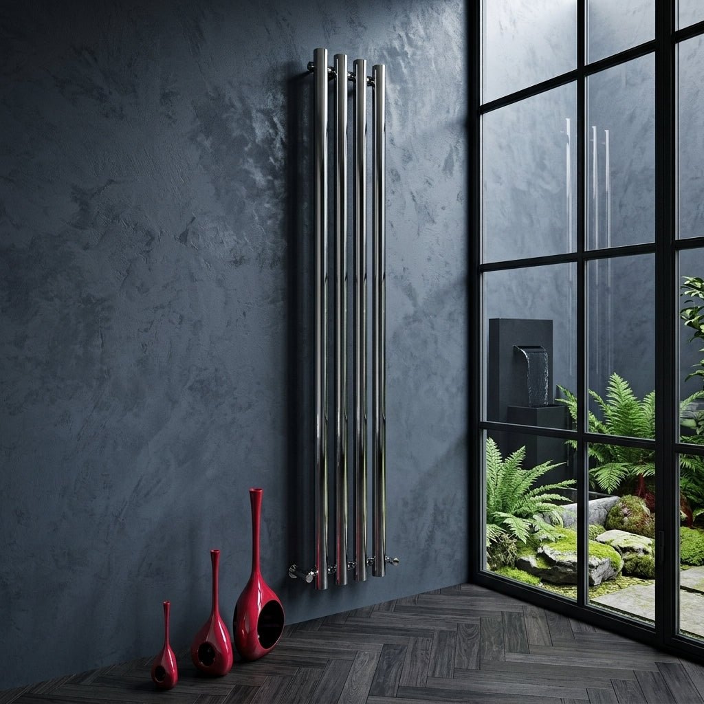 Carisa Mayra Vertical Steel Column Designer Radiator in 1800W x 7270H
