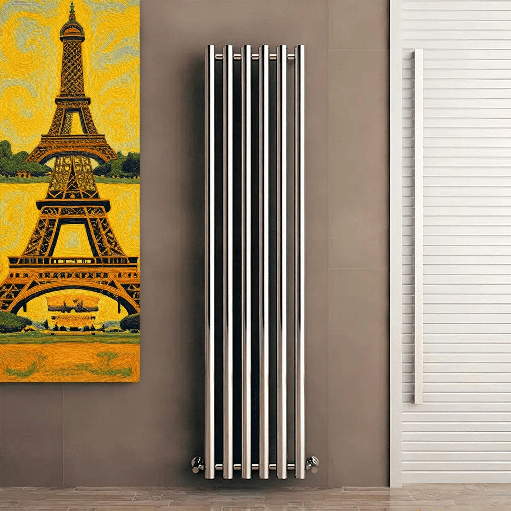Carisa Mayra Vertical Steel Column Designer Radiator in 1800W x 7270H