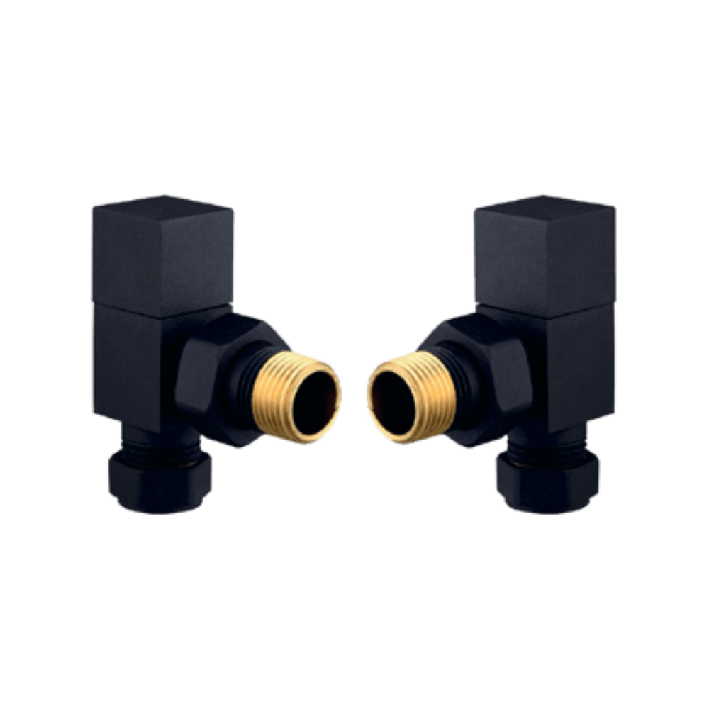 Carisa Minimalist Angled Valves in Black