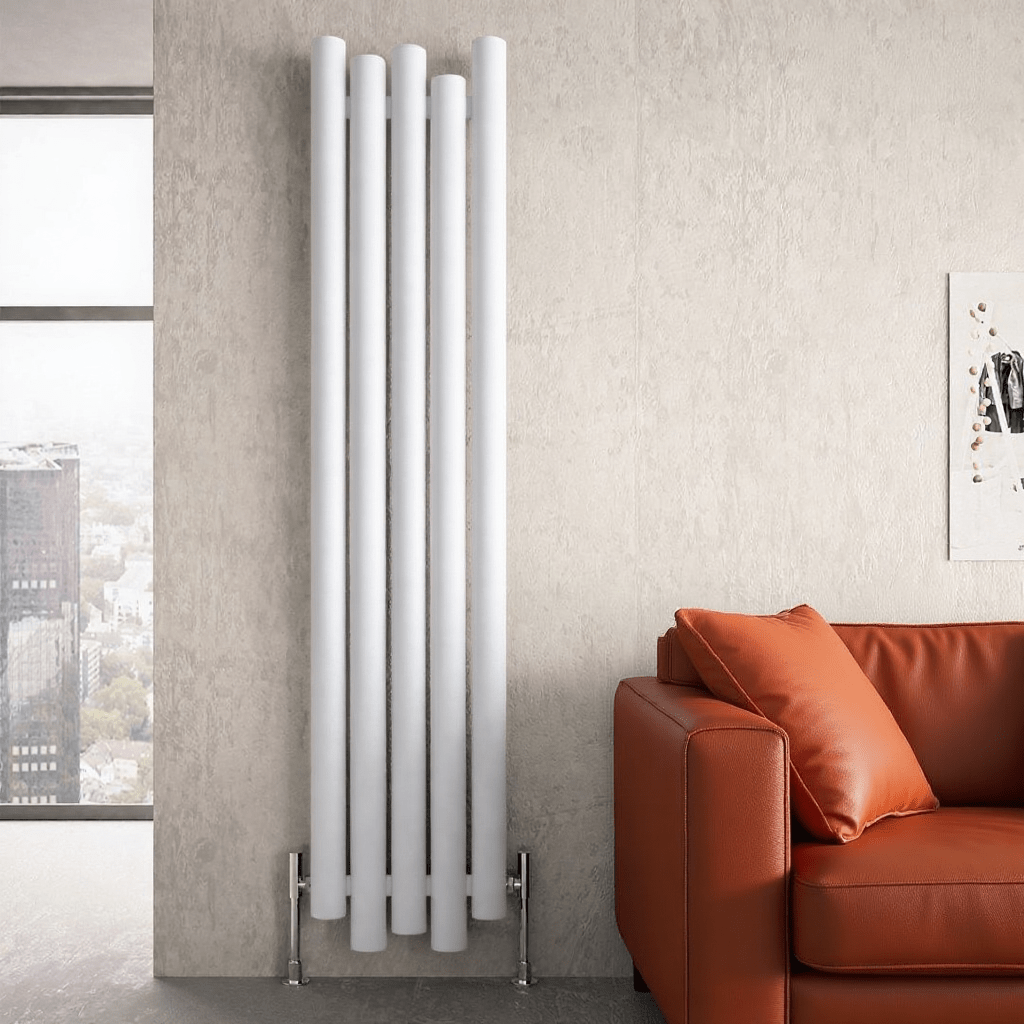 Carisa Motion Asymmetric Contemporary Tall Radiator in 1800H x 390W