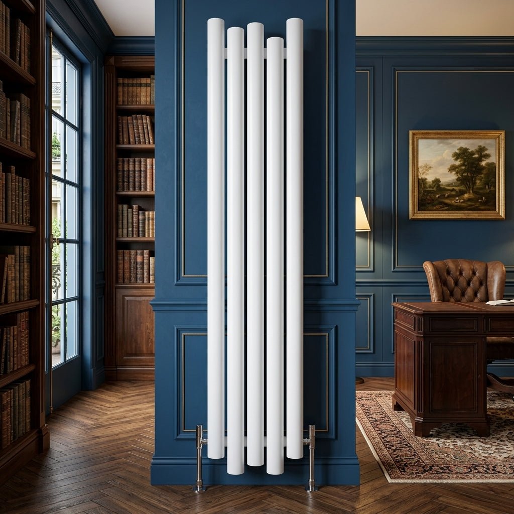 Carisa Motion Asymmetric Contemporary Tall Radiator in 1800H x 390W