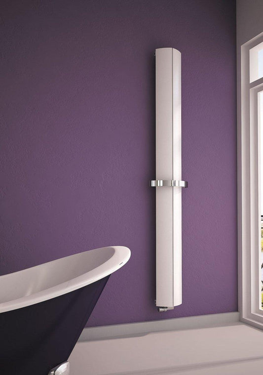 Carisa Nixie Modern Bathroom Radiator in 1200H x 205W