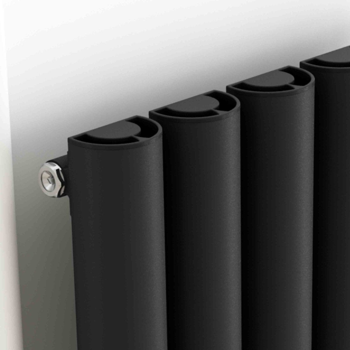 Carisa Odessa Aluminium Vertical Radiator | CUSTOM MADE in Textured Anthracite