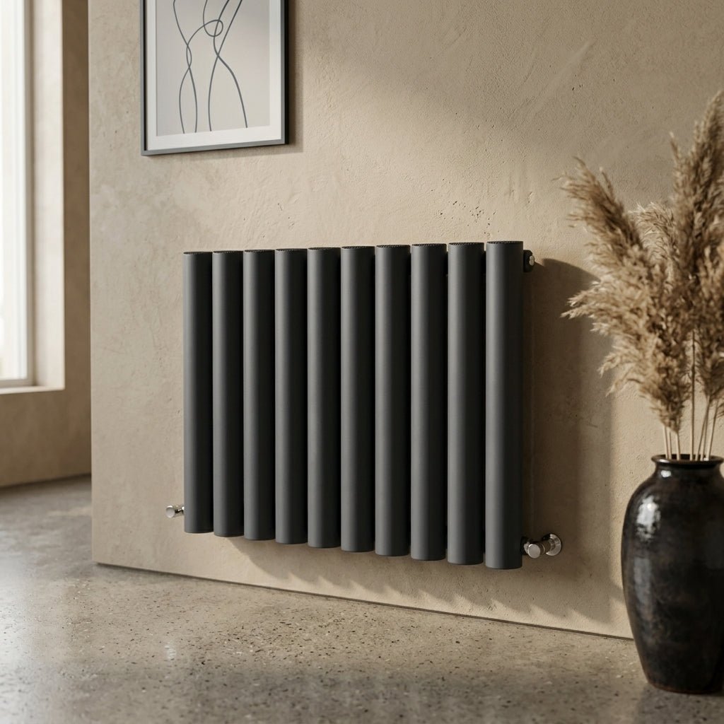 Carisa Otto Horizontal Designer Aluminium Radiator in 600H x 795W